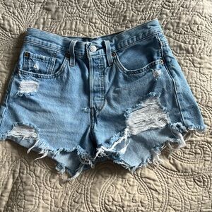 Levi’s  Distressed Jean Shorts size 26